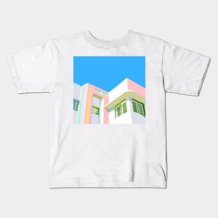 South Beach Miami Florida Kids T-Shirt